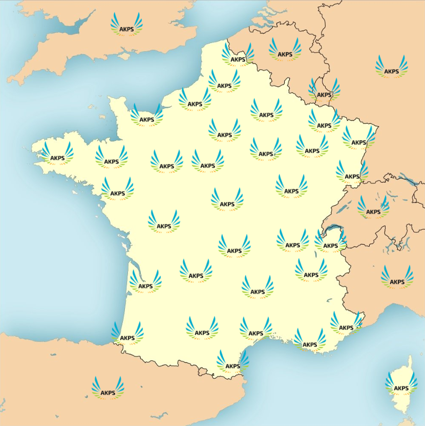 Carte de France et d’Europe AKPS